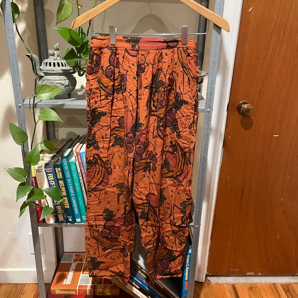 Vintage Made In France Orange Pants